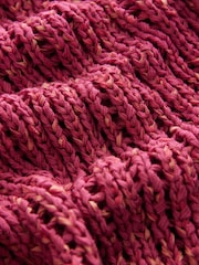 Red Stitchy Off The Shoulder Flare Sleeve Jumper - Image 7 of 8