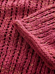 Red Stitchy Off The Shoulder Flare Sleeve Jumper - Image 8 of 8