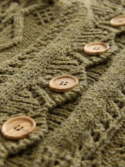 Green Khaki Stitchy Cabel Waistcoat - Image 8 of 8