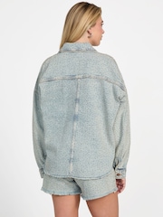 Guess Diamante Western White Shacket - Imagen 3 de 5