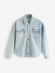 Guess Diamante Western White Shacket - Imagen 5 de 5
