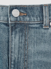 Reiss Washed Indigo Green Cast Picton Cotton-Stretch Slim-Fit Jeans - Image 7 of 7