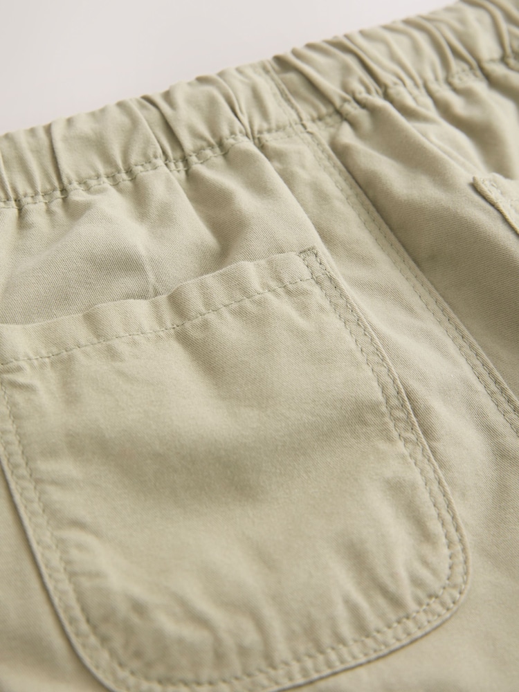 Grijs-groen - Shorts met trekkoord (3mnd-7jr) - Image 4 of 4