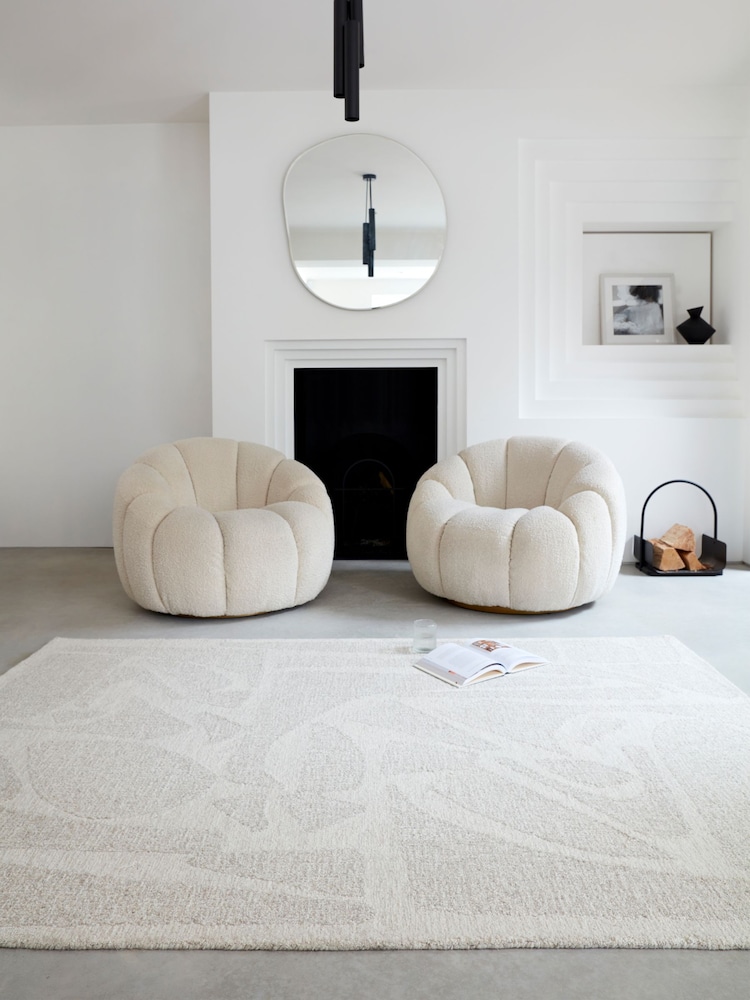 Asiatic Rugs Chalk Loxley Rug - Image 1 of 6