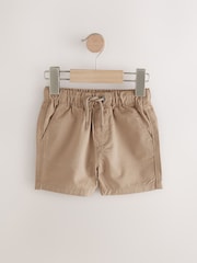 Tan Brown Pull On Shorts (3mths-7yrs) - Image 1 of 4