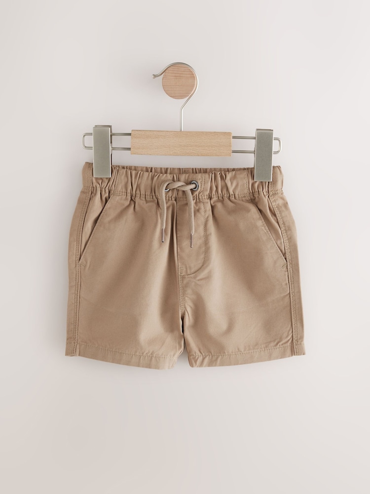 Tan Brown Pull On Shorts (3mths-7yrs) - Image 1 of 4