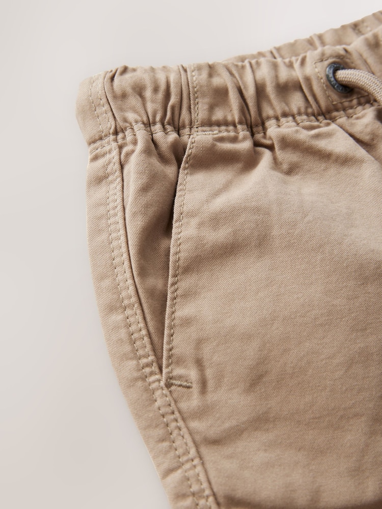 Tan Brown Pull On Shorts (3mths-7yrs) - Image 4 of 4