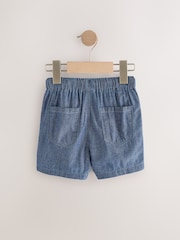 Chambray Blue Pull On Shorts (3mths-7yrs) - Image 2 of 4