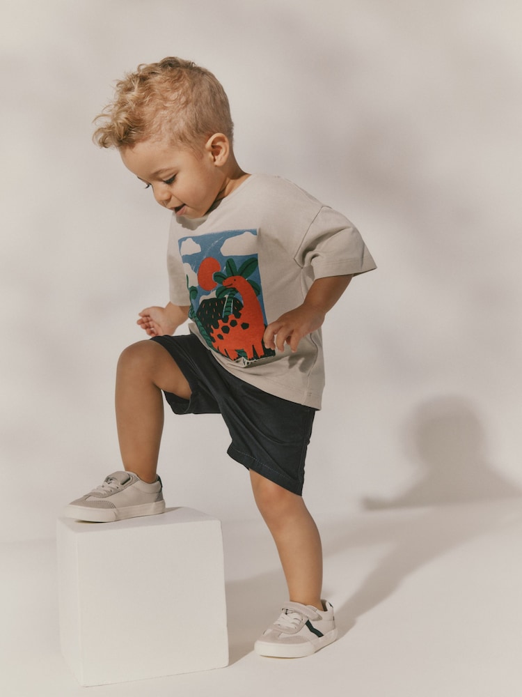 Washed Black Pull On Shorts (3mths-7yrs) - Image 2 of 7