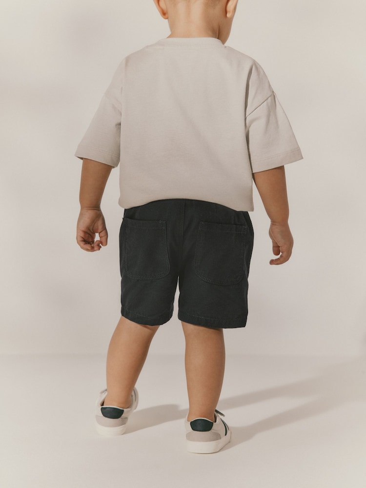Noir lavé - Short à enfiler (3mois à7ans) - Image 3 of 7