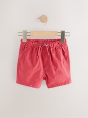 Soft Red Pull On Shorts (3mths-7yrs) - Image 1 of 4
