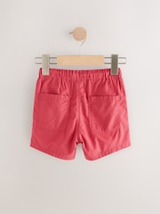 Soft Red Pull On Shorts (3mths-7yrs) - Image 2 of 4