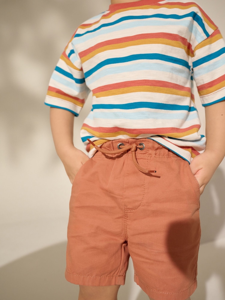 Orange Pull On Shorts (3mths-7yrs) - Image 1 of 8
