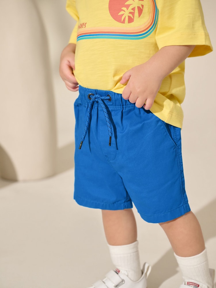 Kobaltblauw - Shorts met trekkoord (3mnd-7jr) - Image 4 of 8