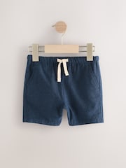 marine - Short en lin Blend à enfiler (3 mois à 7 ans) - Image 4 de 7