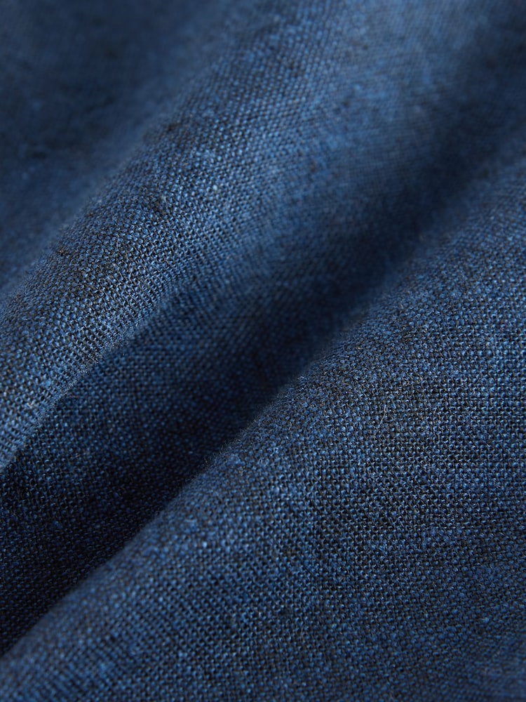 Navy Linen Blend Pull-On Shorts (3mths-7yrs) - Image 7 of 7 Navy Linen Blend Pull-On Shorts (3mths-7yrs) - Image 7 of 7