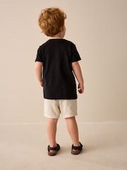 Rayure Ecru - Short en lin Blend à enfiler (3 mois à 7 ans) - Image 3 de 8