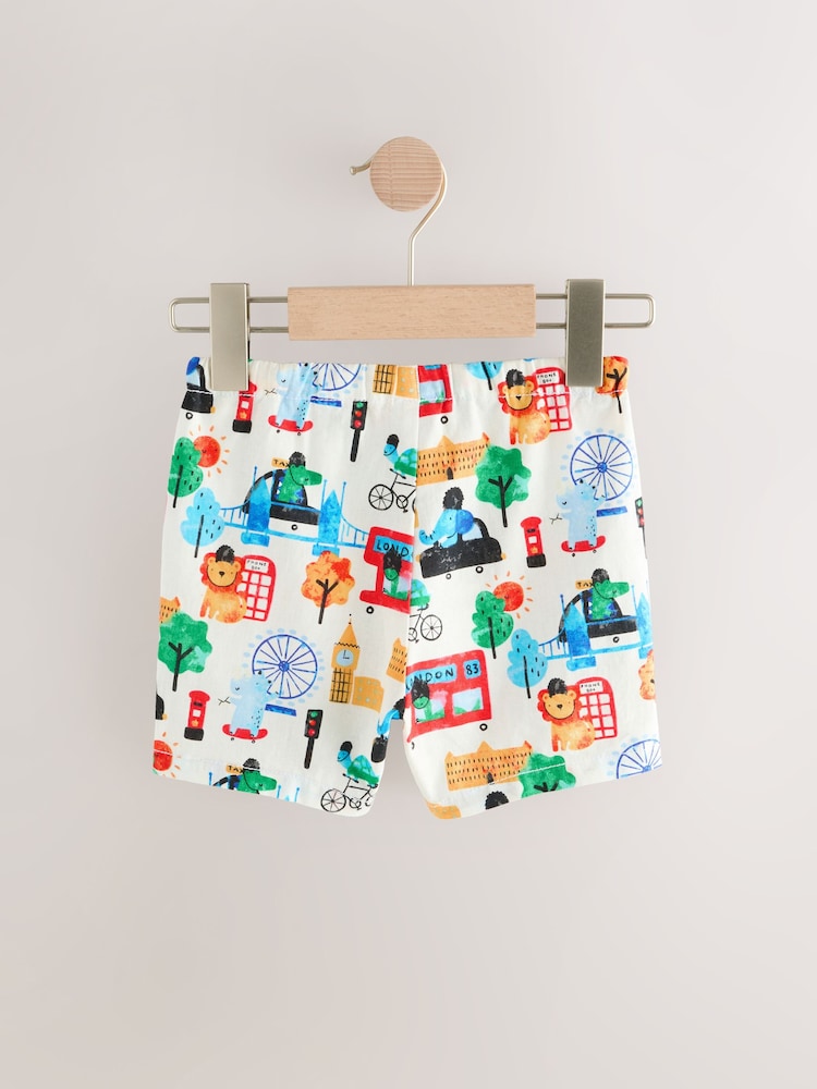 Imprimé Londres - Short en lin Blend à enfiler (3 mois à 7 ans) - Image 6 of 8