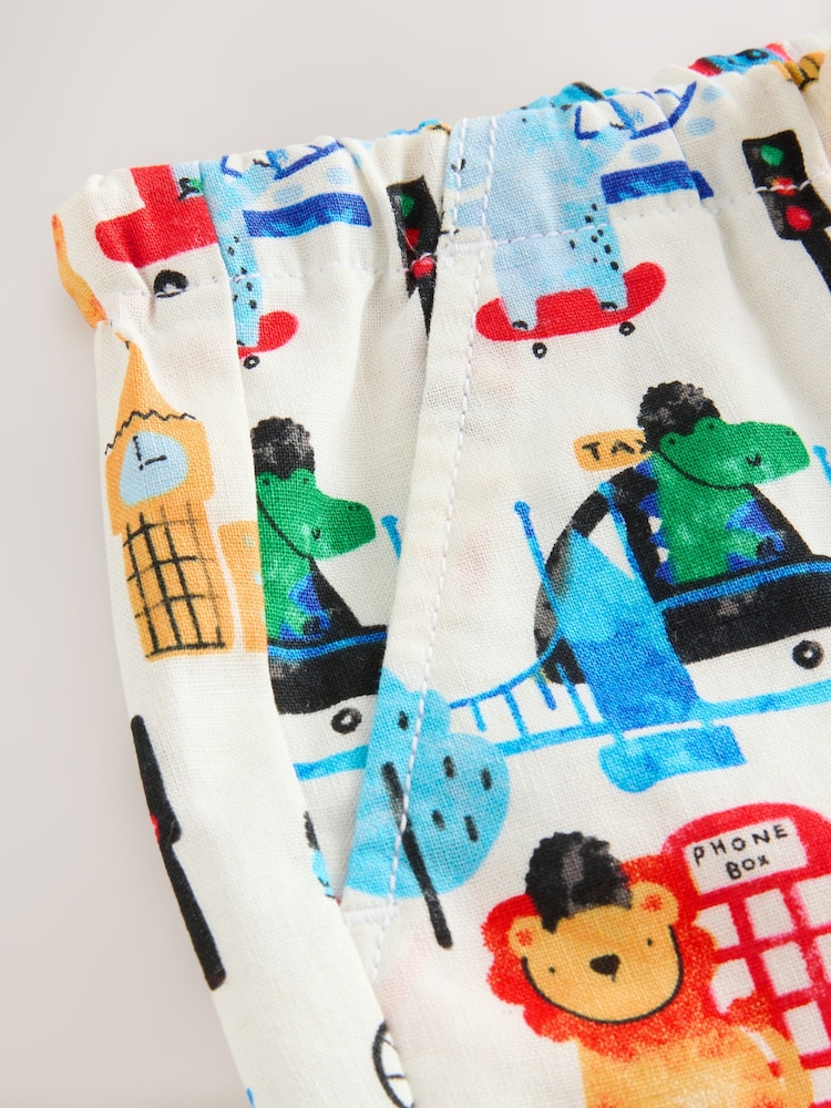 London Print Linen Blend Pull-On Shorts (3mths-7yrs) - Image 8 of 8 London Print Linen Blend Pull-On Shorts (3mths-7yrs) - Image 8 of 8