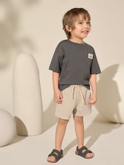 Neutral Soft Textured Pull On Shorts (3mths-7yrs) - Image 2 of 7