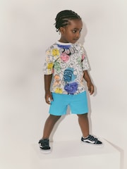 Aquablauw - Shorts met trekkoord (3mnd-7jr) - Image 2 of 8