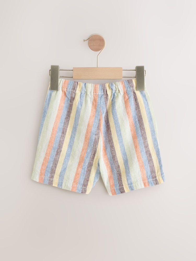 Multi Stripe (Multi Stripe) - Short Pull-On Lin Blend (3mths-7yrs) - Image 5 of 7