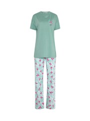 Long Tall Sally Green Short Sleeve Wide Leg Pyjamas Set - Image 5 of 5