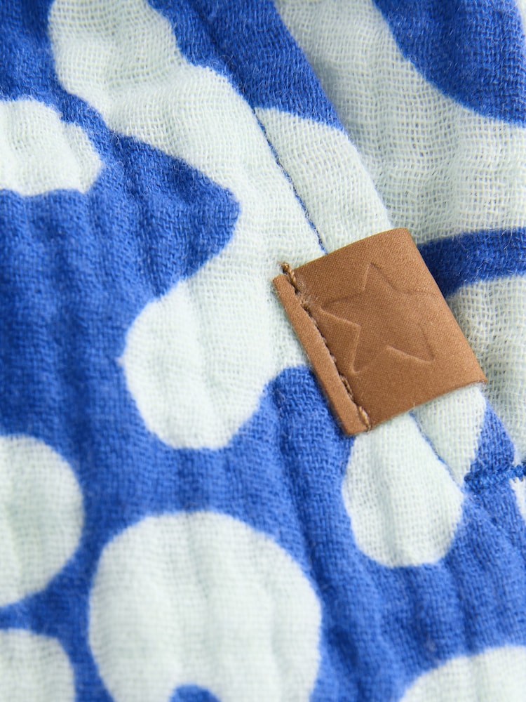 Imprimée bleue - Soft Textured Pull On Shorts (3mths-7yrs) - Image 8 of 8