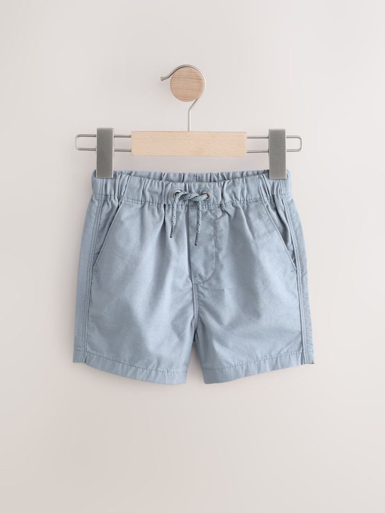 Orange/Sage/Blue Pull On Shorts 3 Pack (3mths-7yrs) - Image 2 of 7