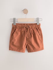 Orange/Sage/Blue Pull On Shorts 3 Pack (3mths-7yrs) - Image 4 of 7