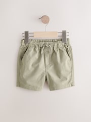 Sage/Stone/Neutral Check Pull On Shorts 3 Pack (3mths-7yrs) - Image 3 of 8