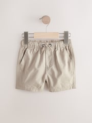 Sage/Stone/Neutral Check Pull On Shorts 3 Pack (3mths-7yrs) - Image 4 of 8