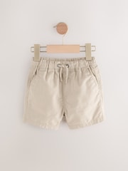 Stone/Chambray/Dino Printed Pull On Shorts 3 Pack (3mths-7yrs) - Image 3 of 6