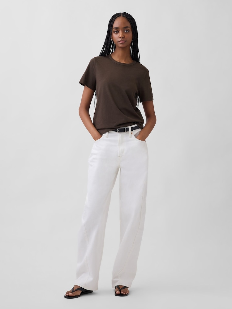 Gap Chocolate Brown VintageSoft Short Sleeve T-Shirt - Image 3 of 3