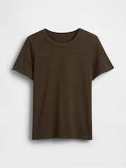 Gap Chocolate Brown Vintage Soft Short Sleeve T-Shirt - Image 4 of 4