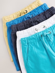 Bright Blues Pull On Shorts 5 Pack (3mths-7yrs) - Image 8 of 9