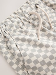 Neutral Checkerboard Pull On Shorts (3mths-7yrs) - Image 7 of 7