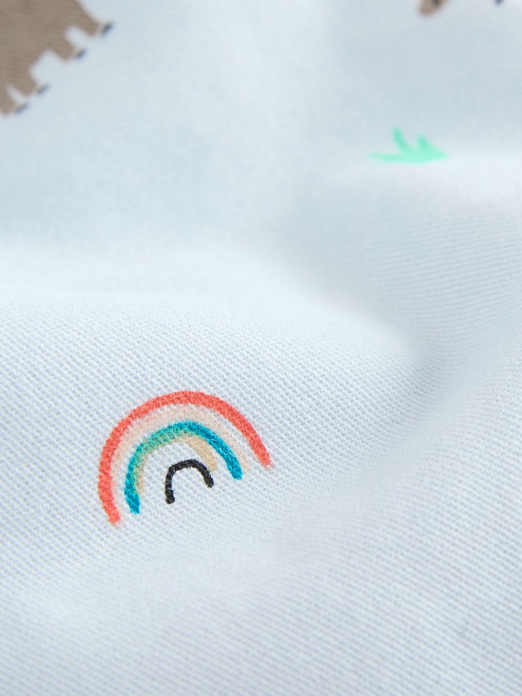 Pale Blue Dino Print Pull On Shorts (3mths-7yrs) - Image 8 of 8 Pale Blue Dino Print Pull On Shorts (3mths-7yrs) - Image 8 of 8