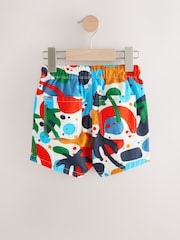 Multi Palm Print Pull On Shorts (3mths-7yrs) - Image 5 of 8