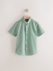 Green 100% Cotton Pima Short Sleeves Shirt - Image 1 of 4