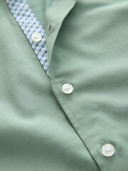 Green 100% Cotton Pima Short Sleeves Shirt - Image 4 of 4