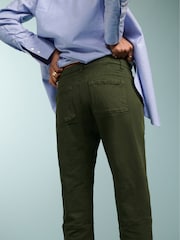 Baukjen Green Oralie Organic Stretch Cotton Cargo Trousers - Image 4 of 5