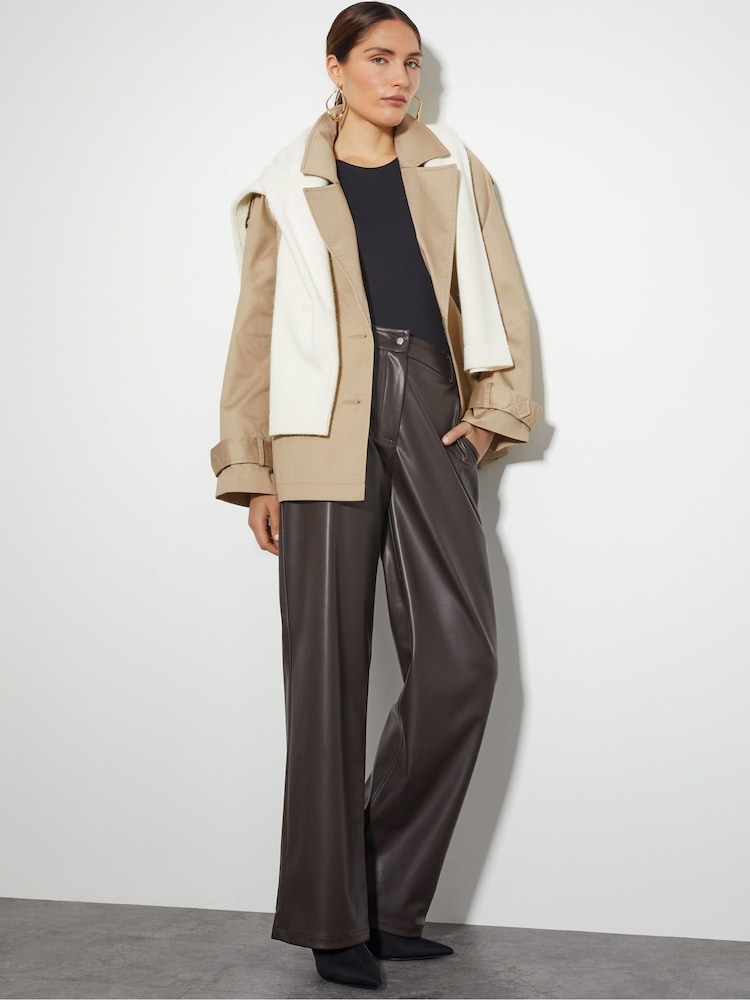 Monsoon Natural Savannah Short Double-Breasted Coat - Image 5 of 5