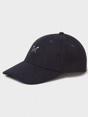 Crew Clothing Company Blue Wool Blend Cap - Image 2 of 3