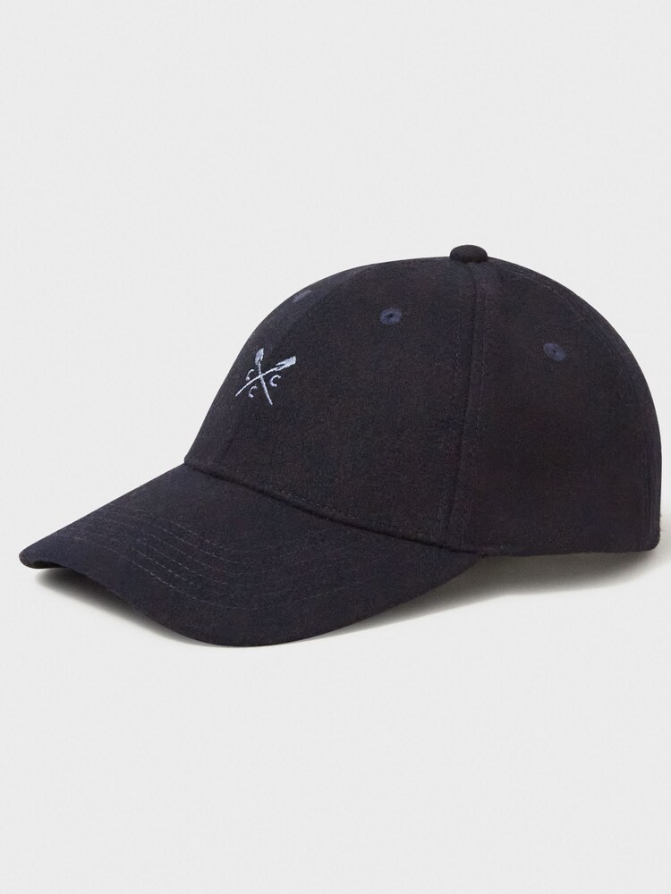Crew Clothing Company Blue Wool Blend Cap - Image 2 of 3