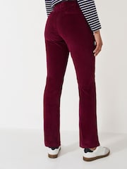 Crew Clothing Company Red Cord Tapered Trousers - Image 3 of 4