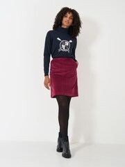 Crew Clothing Company Red Cord Mini Skirt - Image 1 of 5