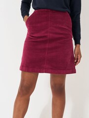 Crew Clothing Company Red Cord Mini Skirt - Image 3 of 5