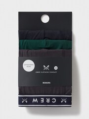 Crew Clothing Company Blue Light Jersey Boxers 3 Pack - Image 2 of 2