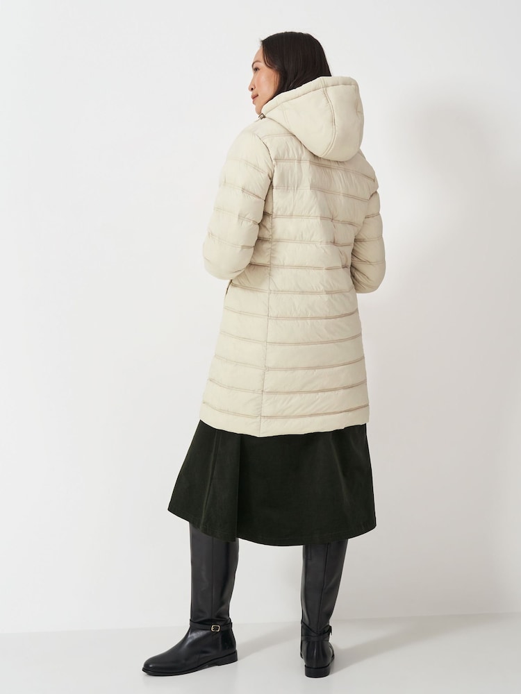Crew Clothing Natural Lightweight Padded Coat - Image 2 of 5